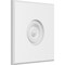 Ekena Millwork Standard Sedgwick Bullseye Rosette With Rounded Edge, 8"W x 8"H x 1/2"P ROSP080X080X050SDG04 - alternate 1